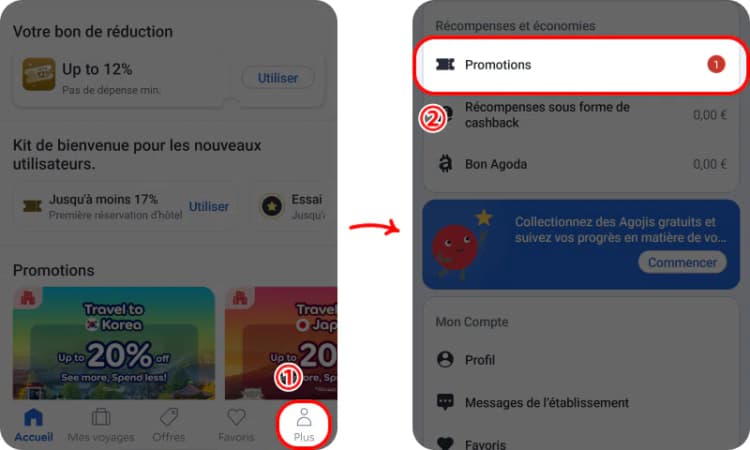 Comment enregistrer un code promo Agoda Comment enregistrer un code promo Agoda