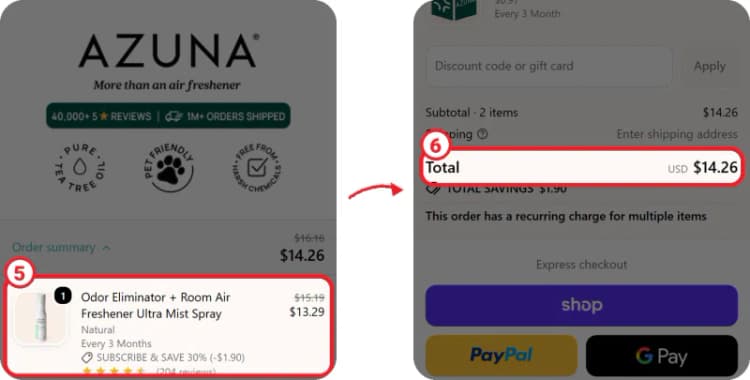 Azuna discount code step 3 Azuna discount code step 3