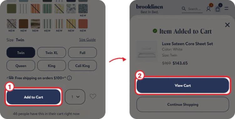 Brooklinen step 1 Brooklinen step 1