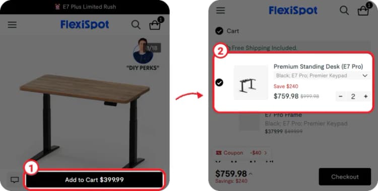 FlexiSpot step 1 FlexiSpot step 1
