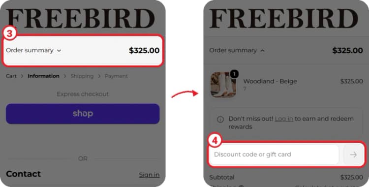 Freebird step 2 Freebird step 2