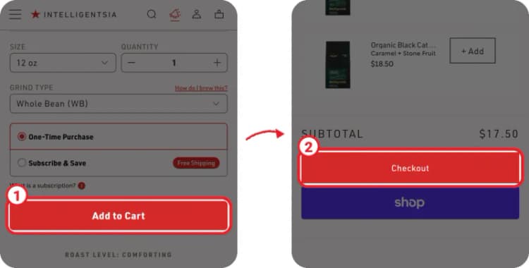 Intelligentsia coupon code step 1 Intelligentsia coupon code step 1