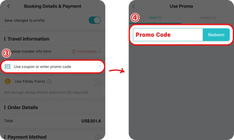 How to Redeem a KKday Promo Code During Booking How to Redeem a KKday Promo Code During Booking