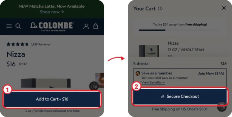 La Colombe discount code step 1 La Colombe discount code step 1
