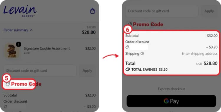 Levain Bakery discount code step 3 Levain Bakery discount code step 3