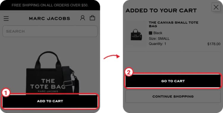 Marc Jacobs step 1-2 Marc Jacobs step 1-2