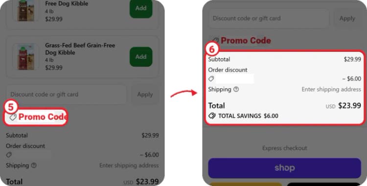 Open Farm discount code step 3 Open Farm discount code step 3