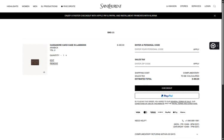 So löst du deinen Saint Laurent Rabattcode ein So löst du deinen Saint Laurent Rabattcode ein